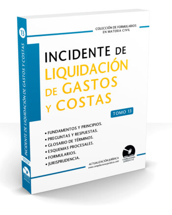 Incidente de Liquidación de Gastos y Costas (Tomo 13)